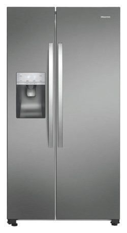 Hisense - RS696N4II1 - Fridge Freezer - Stainless Steel